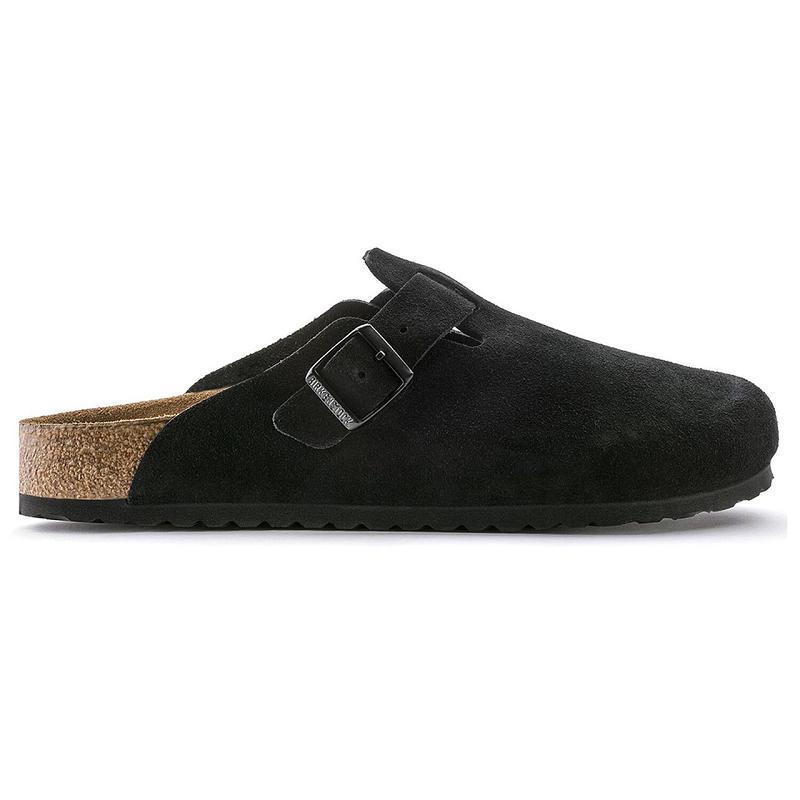 Boston Birkenstock Soft Footbed Semisove Damske Čierne | SK 235SGL